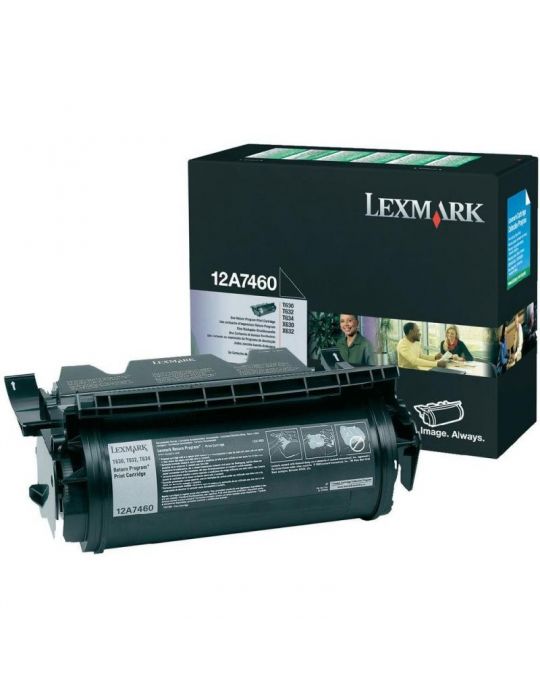 Toner lexmark 12a7460 black 5 k t630  t630 ve  t630dn Lexmark - 1